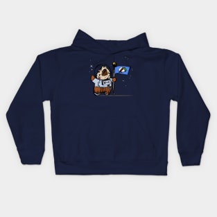 Astronaut Guinea Pig Kids Hoodie